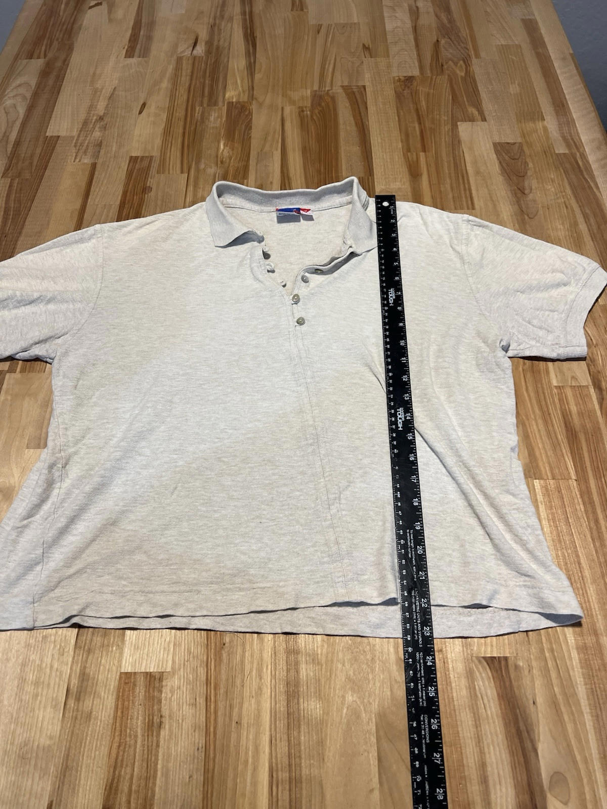 Vintage Tail Golf Polo Woman’s Beige Short Sleeve Shirt Medium 80s 90s 119