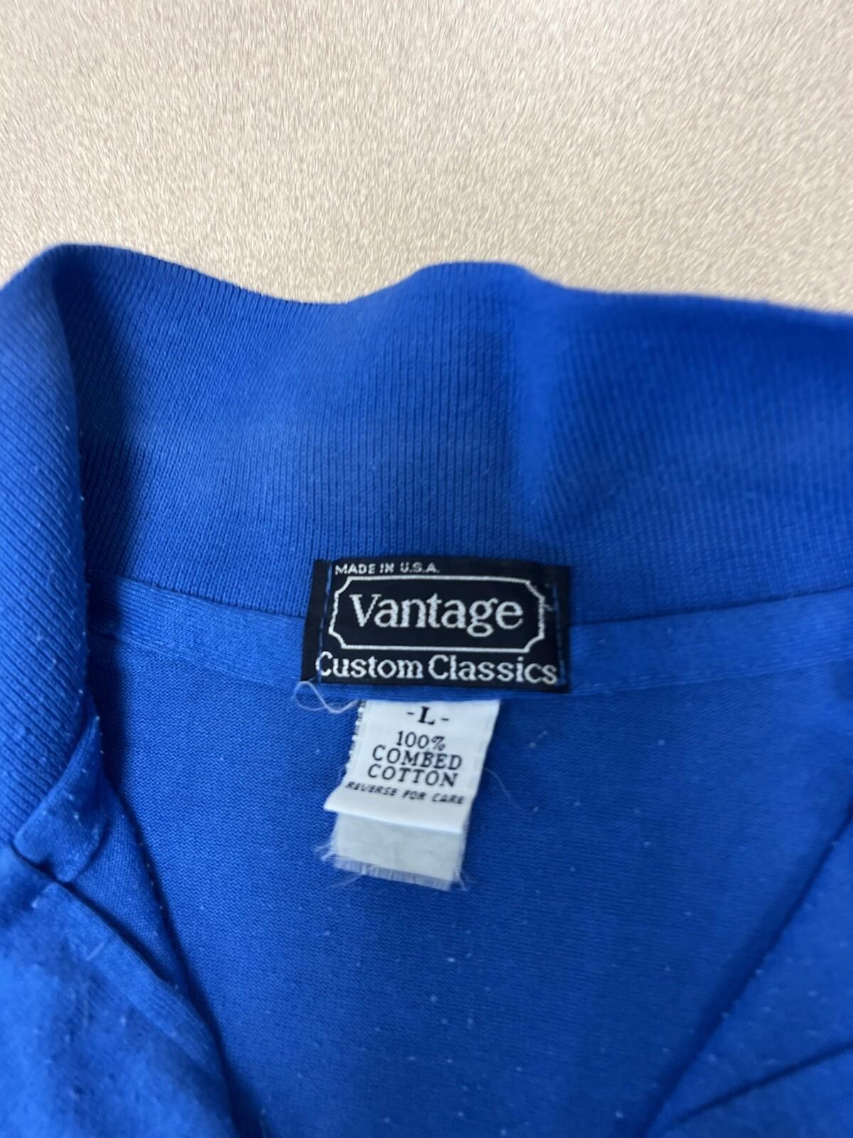 Vintage UCLA 90’s Polo Shirt Size Large Blue Embroidered 309