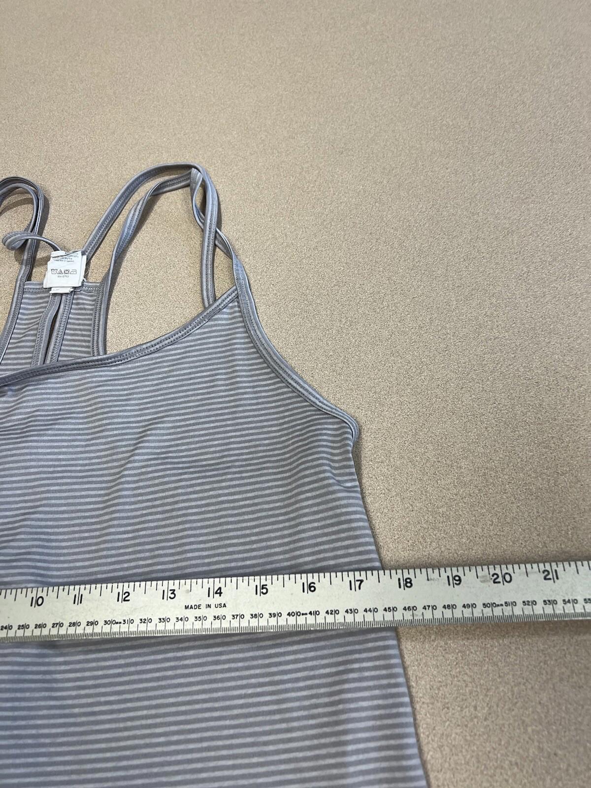 C9 Champion Womens Strappy Yoga Athletic Tank Top Grey size M 294