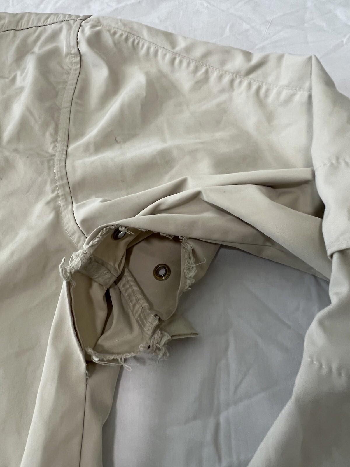 Polo Ralph Lauren Jacket Mens Size Large Tan Full Zip Windbreaker Golf 5d