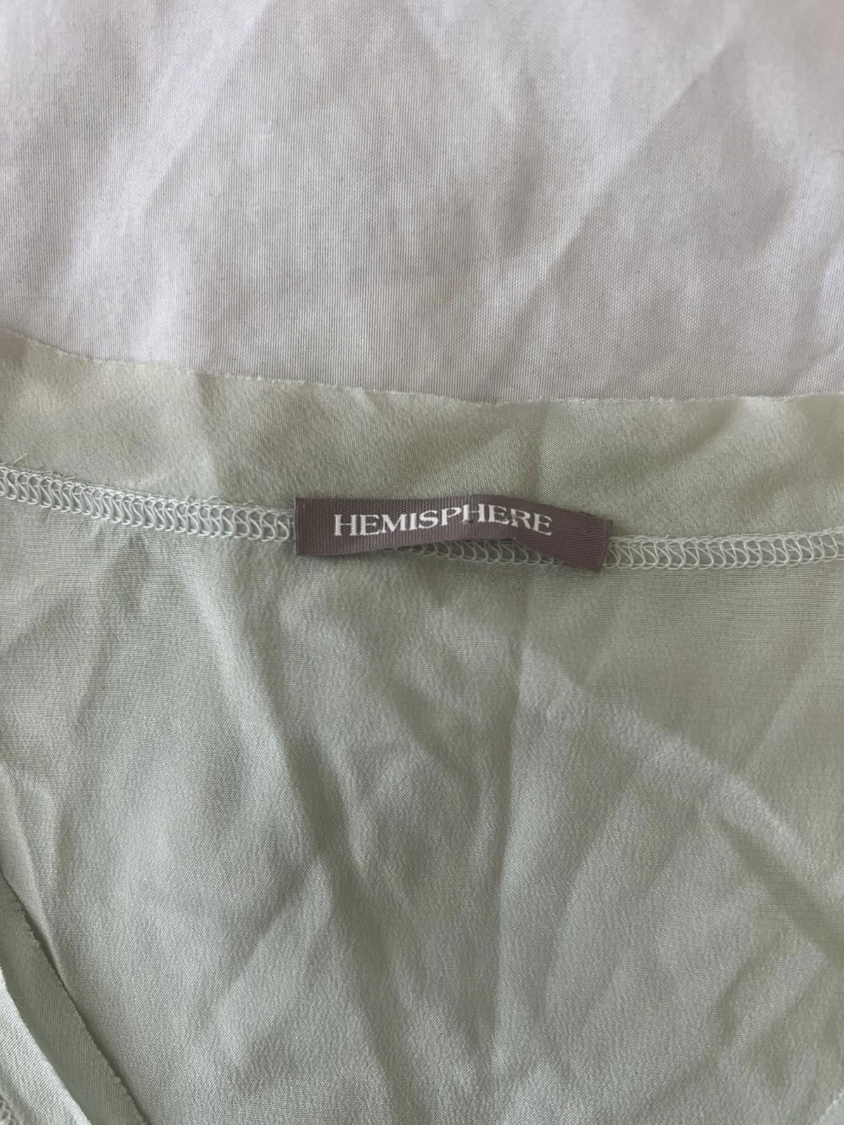 Hemisphere Womens Thin Top Cashmere Silk Green Size 42 142
