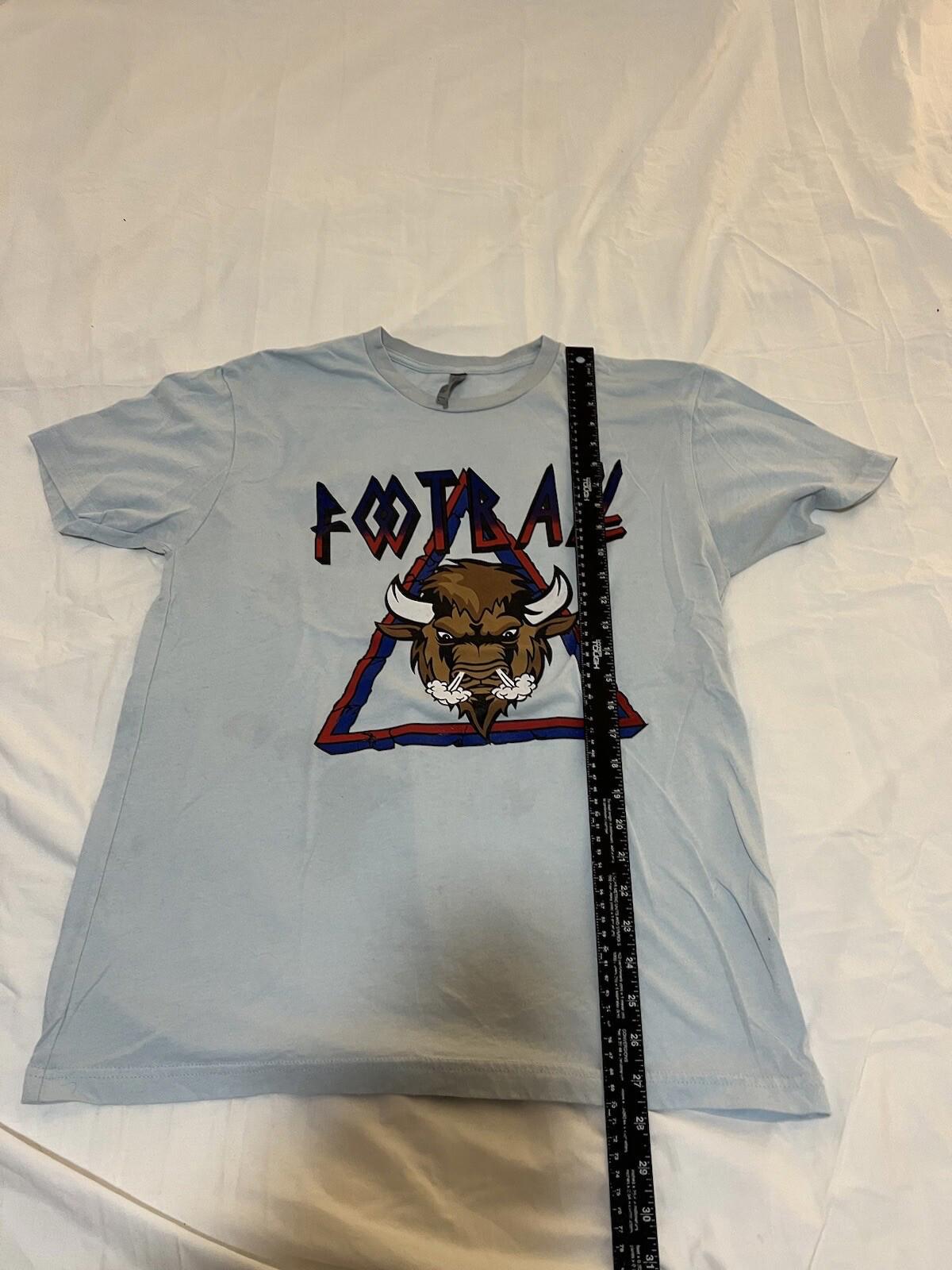 Buffalo Bills Tailgate Double Sided T Shirt Buffalo NY Blue Size Large 340
