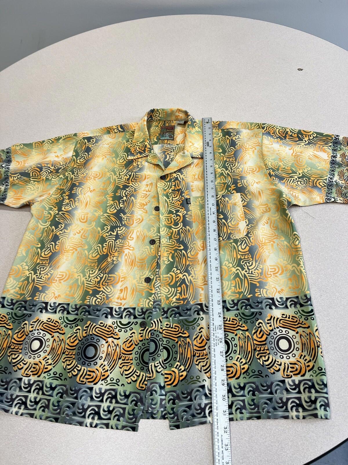 Pineapple Connection Camp Hawaiian Shirt Mens XL Short Sleeve Button 291