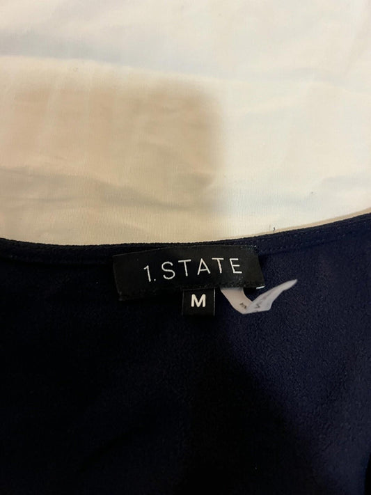 1. State Blue Sleeveless Dress Women's Size Medium 345