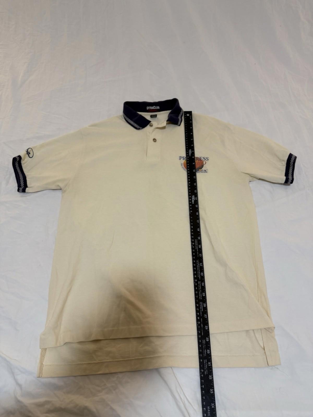 Rare Vintage 1990s Prozac Drug Polo Shirt Size Large 130