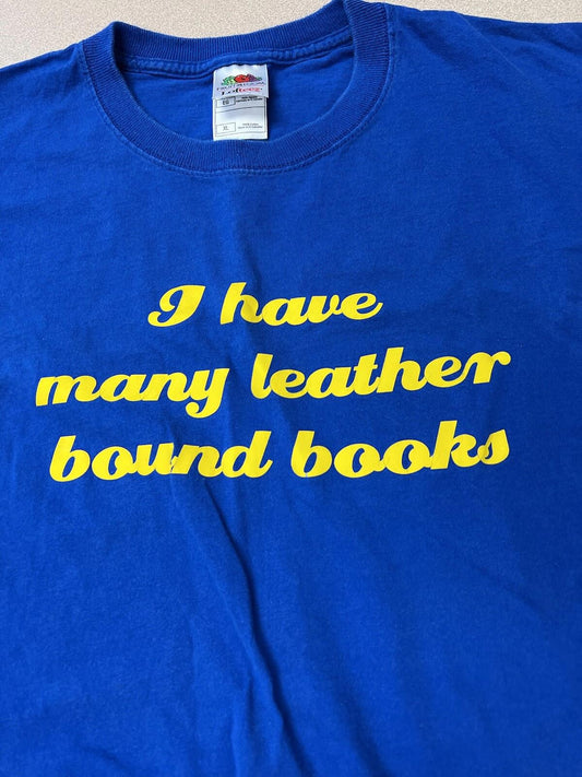 Anchorman Graphic T Shirt Blue Size XL Will Ferrell Ron Burgundy 254