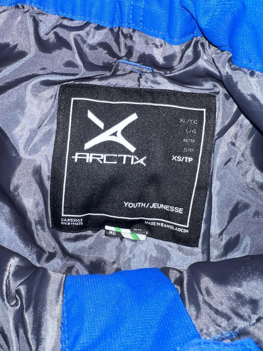 ARCTIX- Blue Snowboarding Ski Snow Pants Youth Xs Unisex Waterproof 122