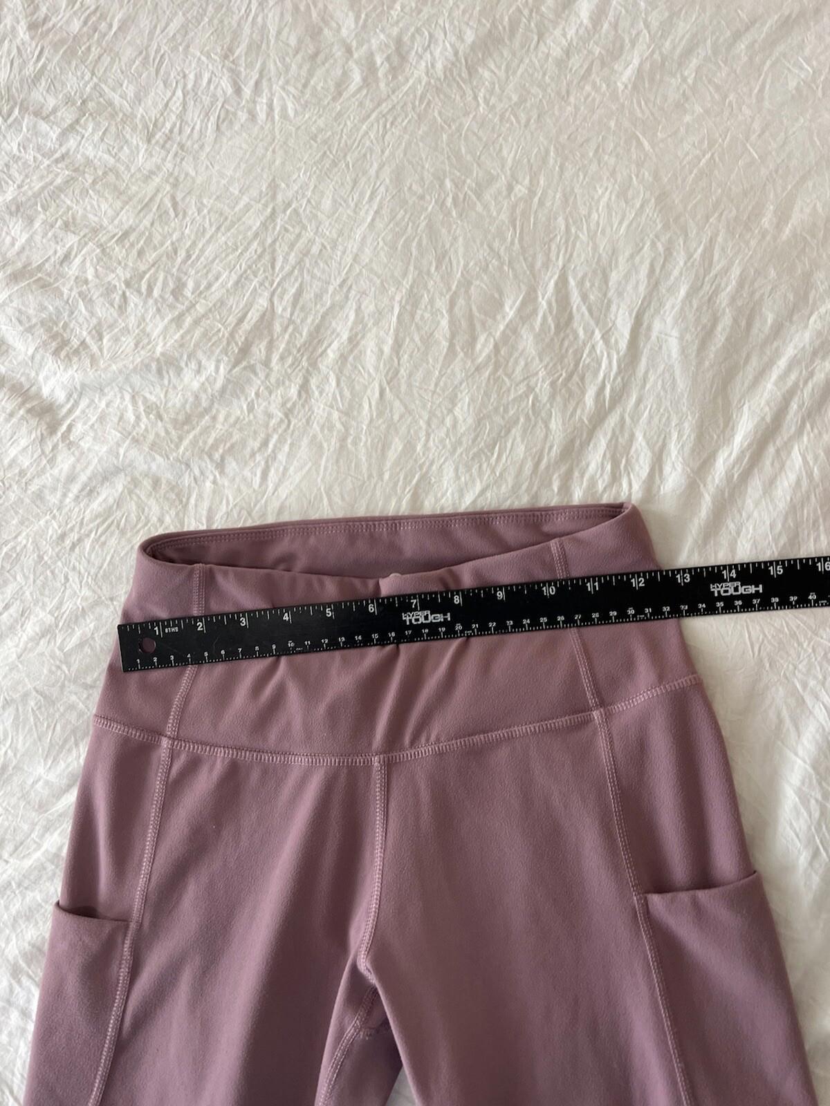 Phisokat Leggings with Pockets Pink Size Small 244
