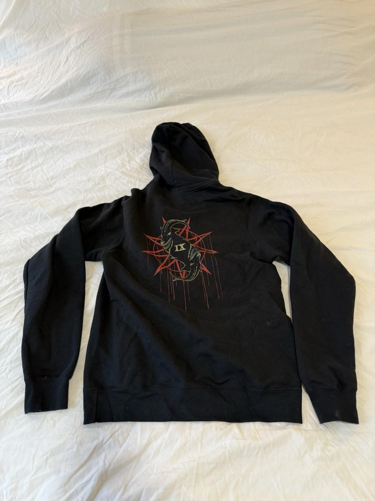 Vintage Slipknot band hoodie y2k size Large Black 153
