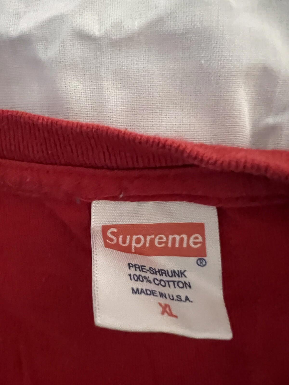 Supreme Blank Tee - Authentic Size Xl 332