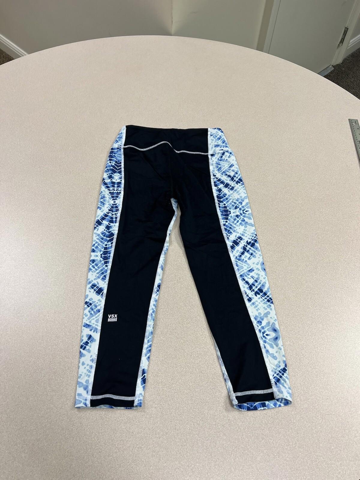 Victoria’s Secret Women’s Size Small Blue VSX Sport Geometric Leggings 212