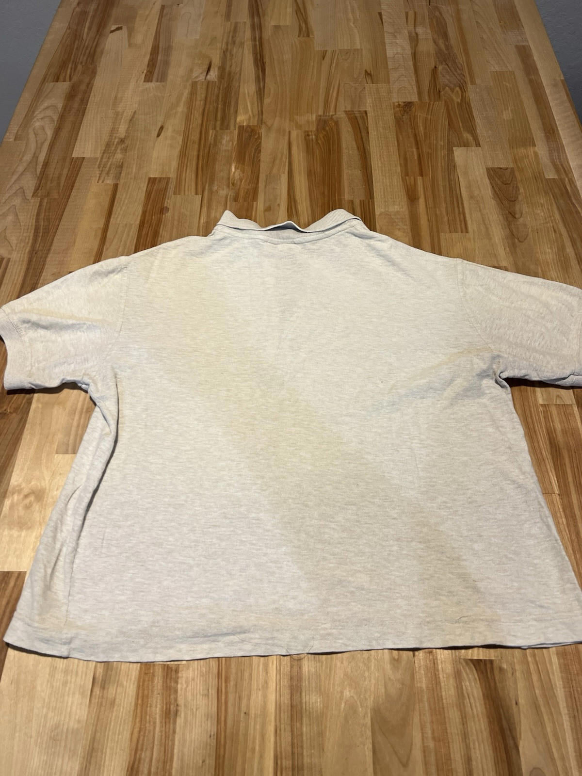Vintage Tail Golf Polo Woman’s Beige Short Sleeve Shirt Medium 80s 90s 119
