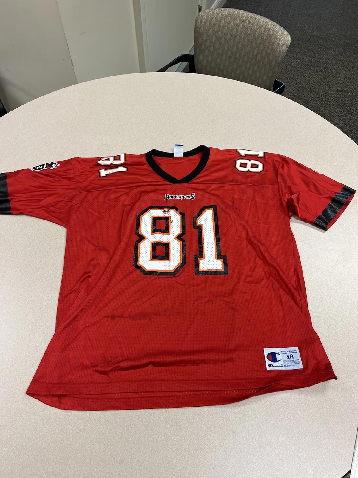Vintage Tampa Bay Buccaneers Jacquez Green Jersey #81 Champion Size 48 221