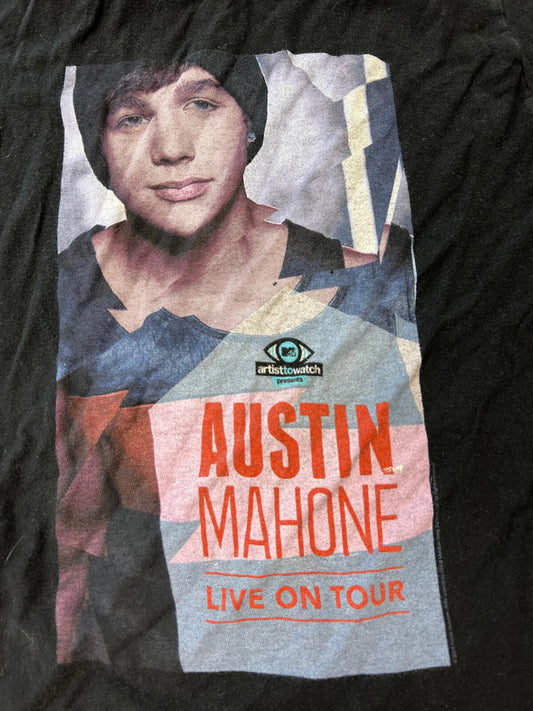 Austin Mahone Concert Y2K T-Shirt Youth Girls Small 109