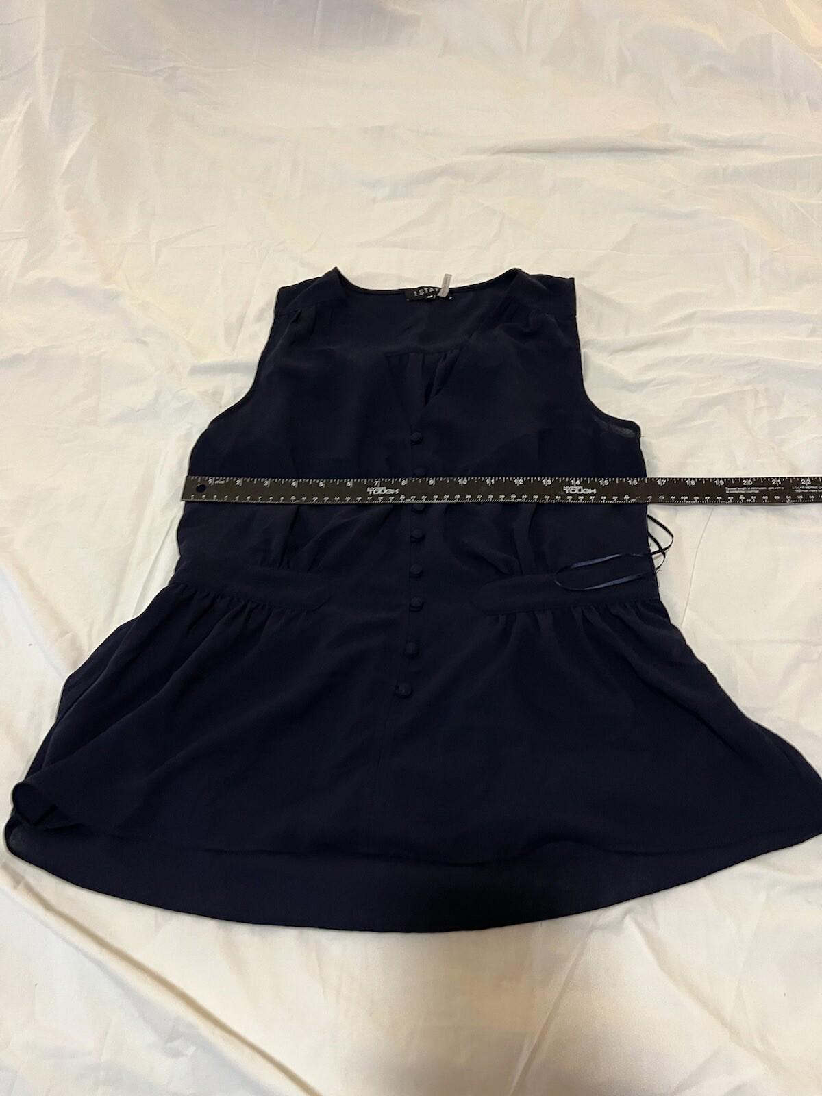 1. State Blue Sleeveless Dress Women's Size Medium 345