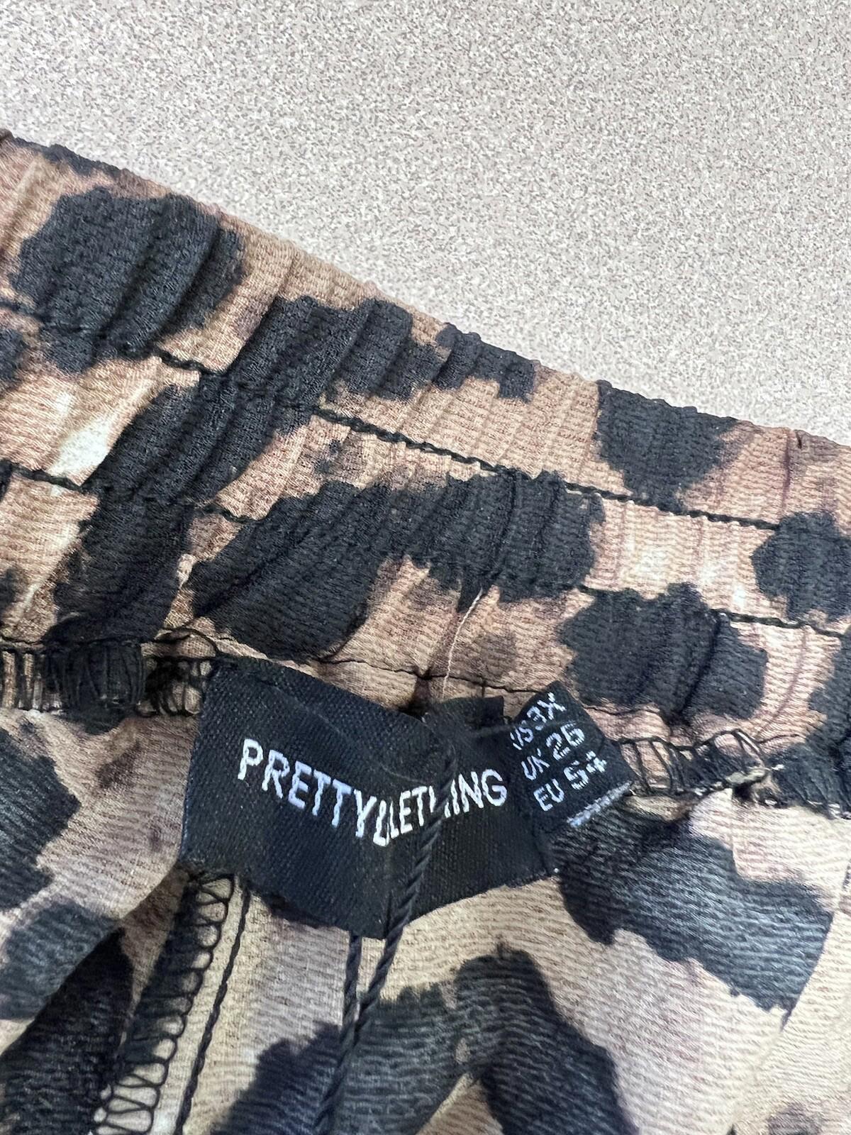 PRETTYLITTLETHING Plus 3XL Womens Animal Print Nwt 109