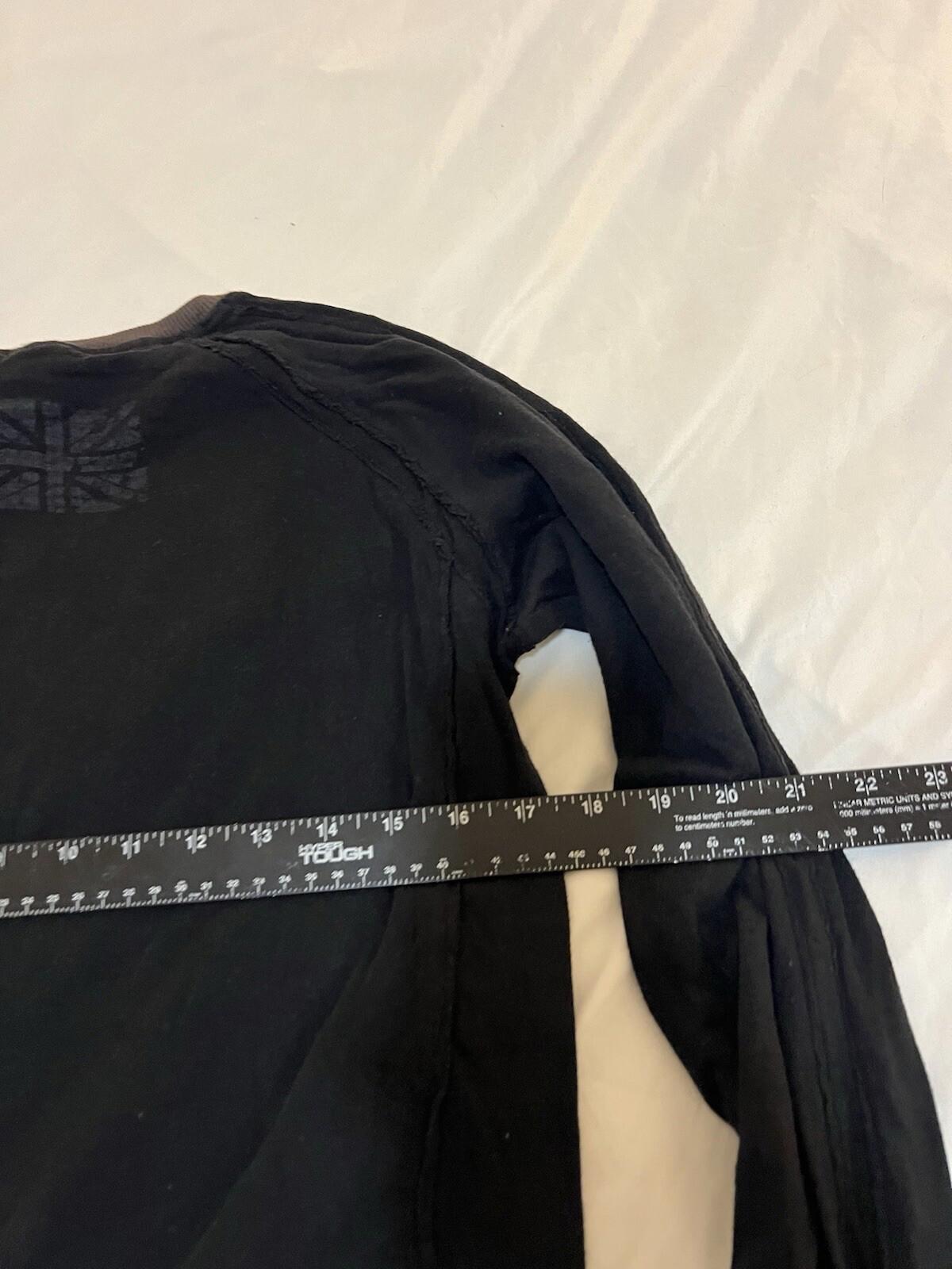 Hugo Boss Mens Black Long Sleeve Crew Neck Pullover Sweater Size Small 362