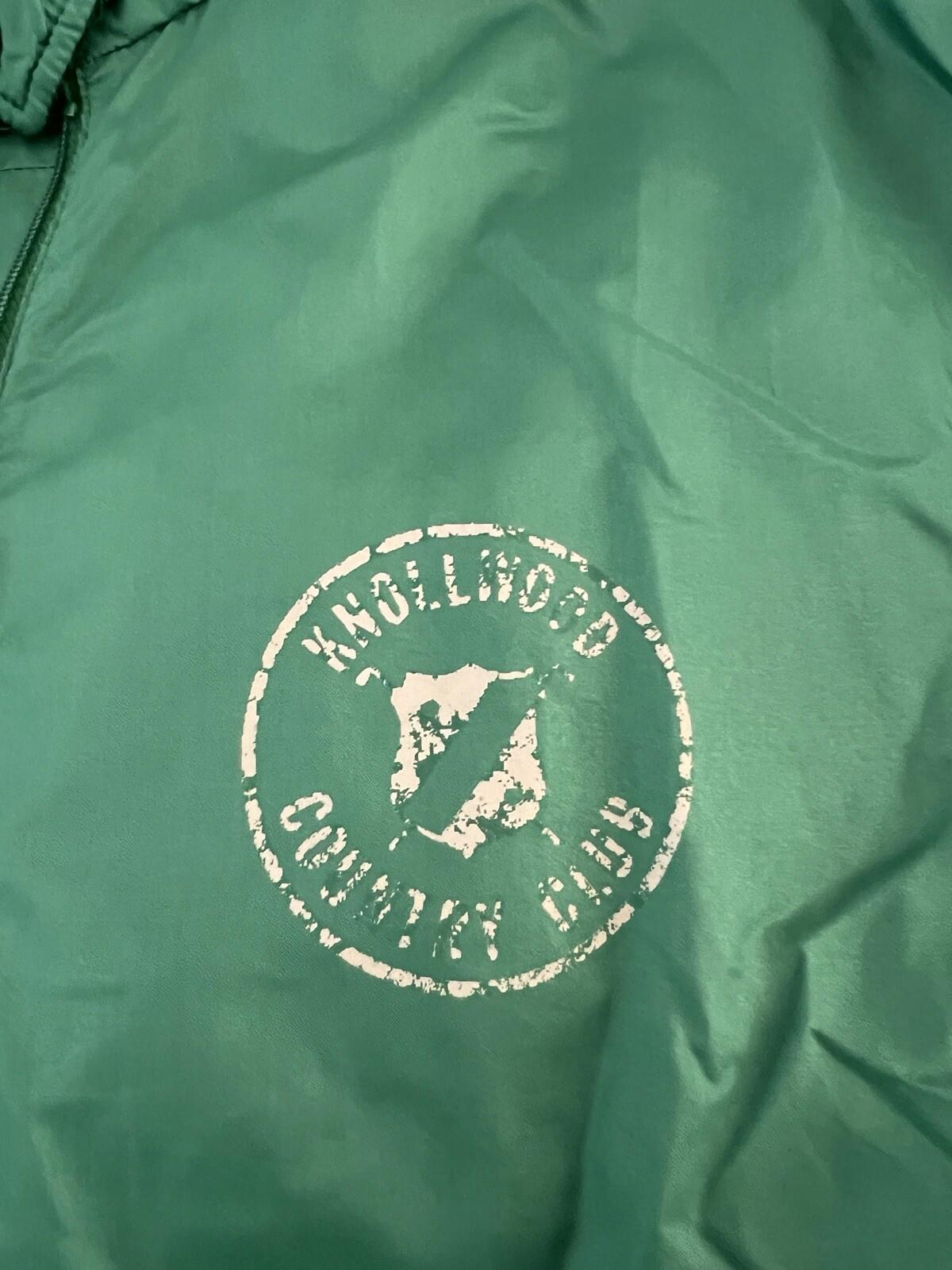 Vintage Knollwood Country Club Coberknit Windbreaker Size 42 Medium 134