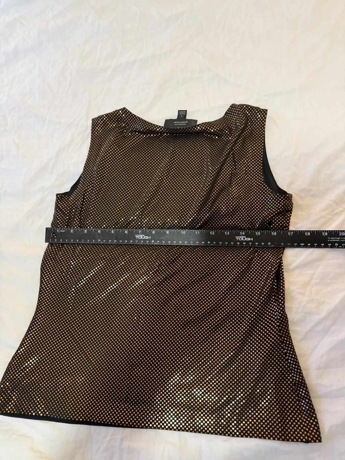 St. John Sleeveless Knit Shell Tank Top Orange Size Medium 153
