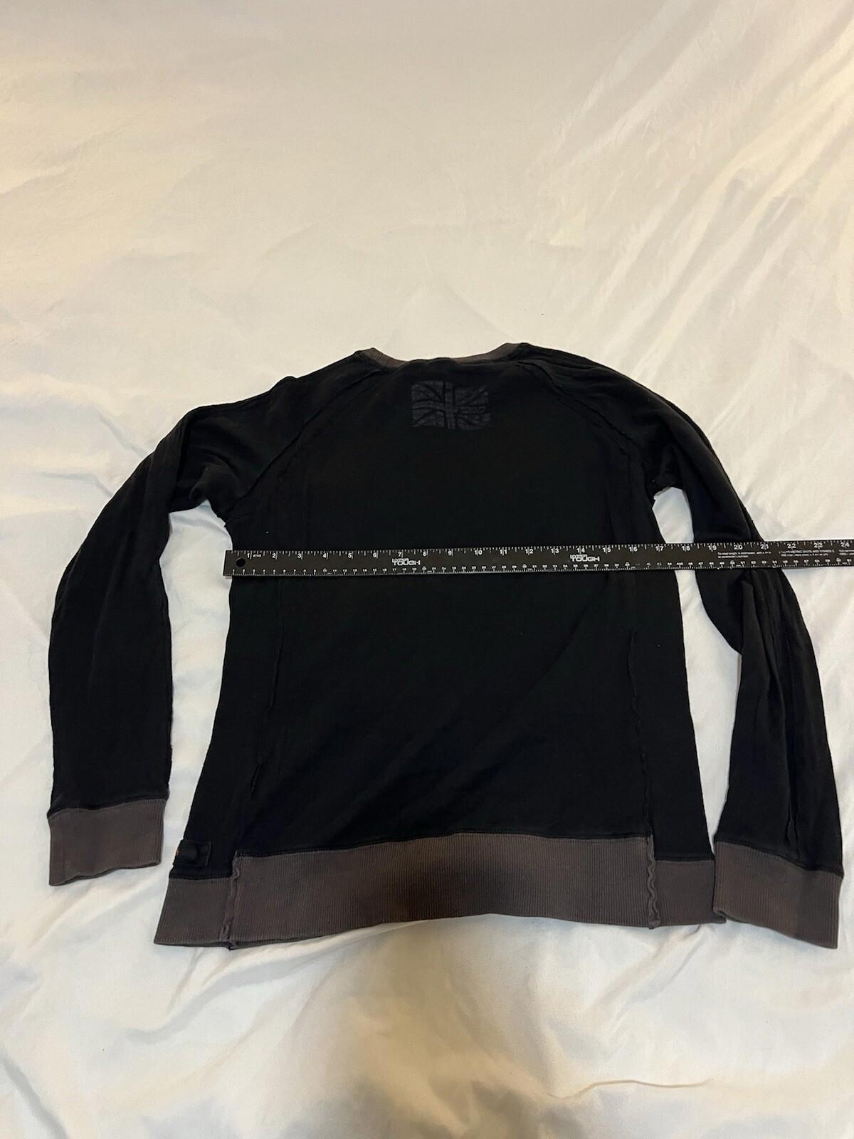 Hugo Boss Mens Black Long Sleeve Crew Neck Pullover Sweater Size Small 362