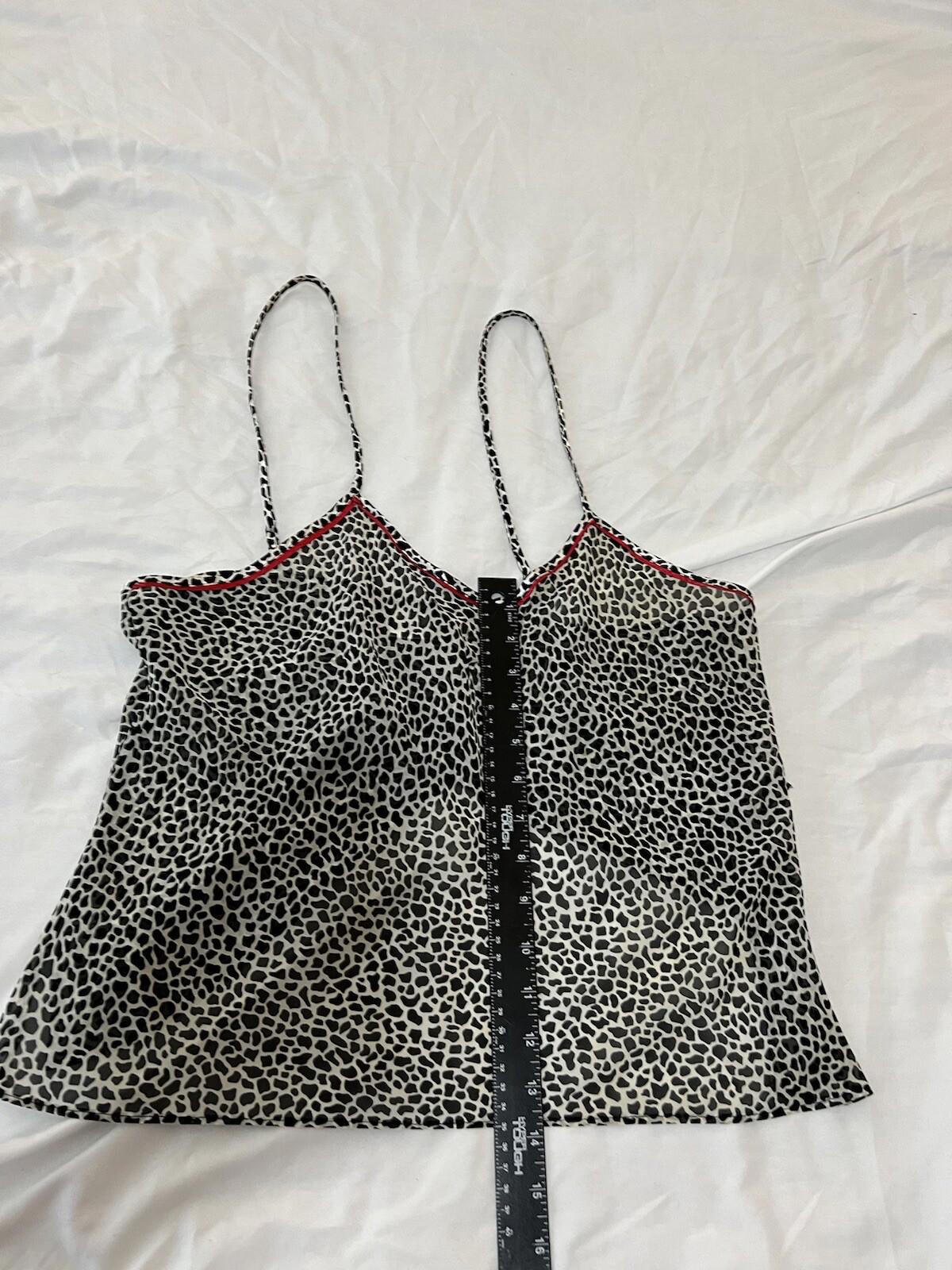 Vintage Y2K Women’s Private Property Top Size Large Animal Print 114
