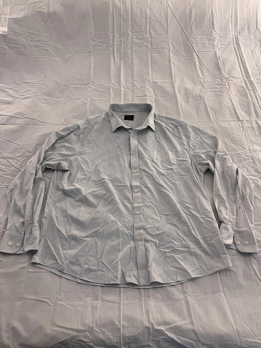 Untuckit Button Up Shirt 2XL XXL Men's Long Sleeve Grey 336