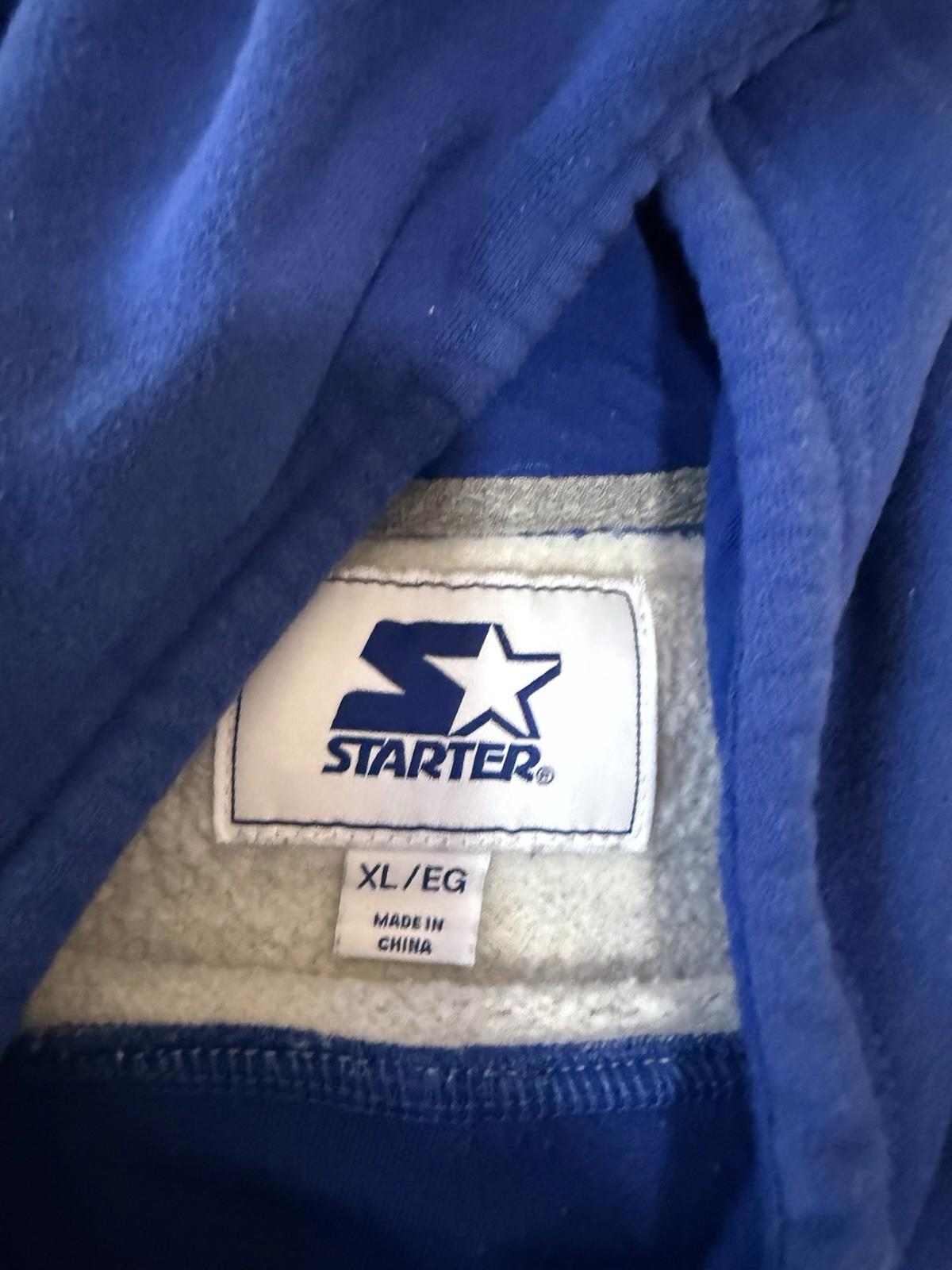 Vintage STARTER Tampa Bay Lightning Hooded Sweatshirt Xl 153