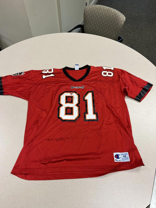 Vintage Tampa Bay Buccaneers Jacquez Green Jersey #81 Champion Size 48  221