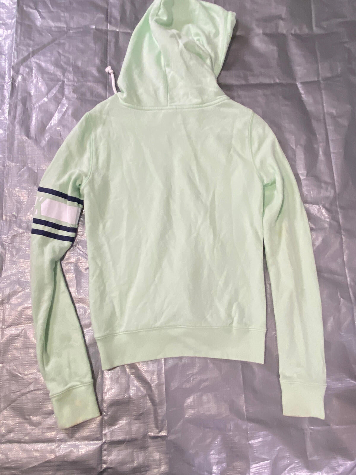 VICTORIA SECRET Full ZIP Green HOODIE SIZE SMALL Bc