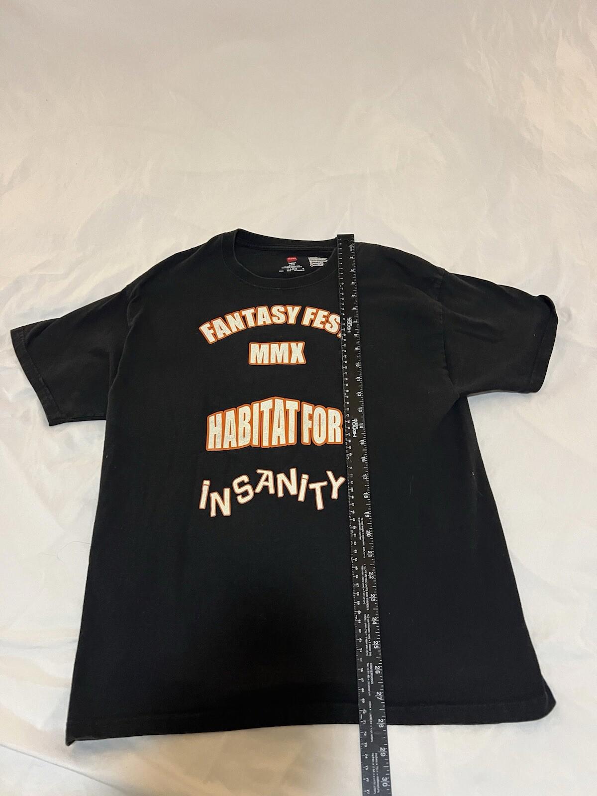 Vintage Fantasy Fest Key West, FL T-Shirt Black Size Large 377