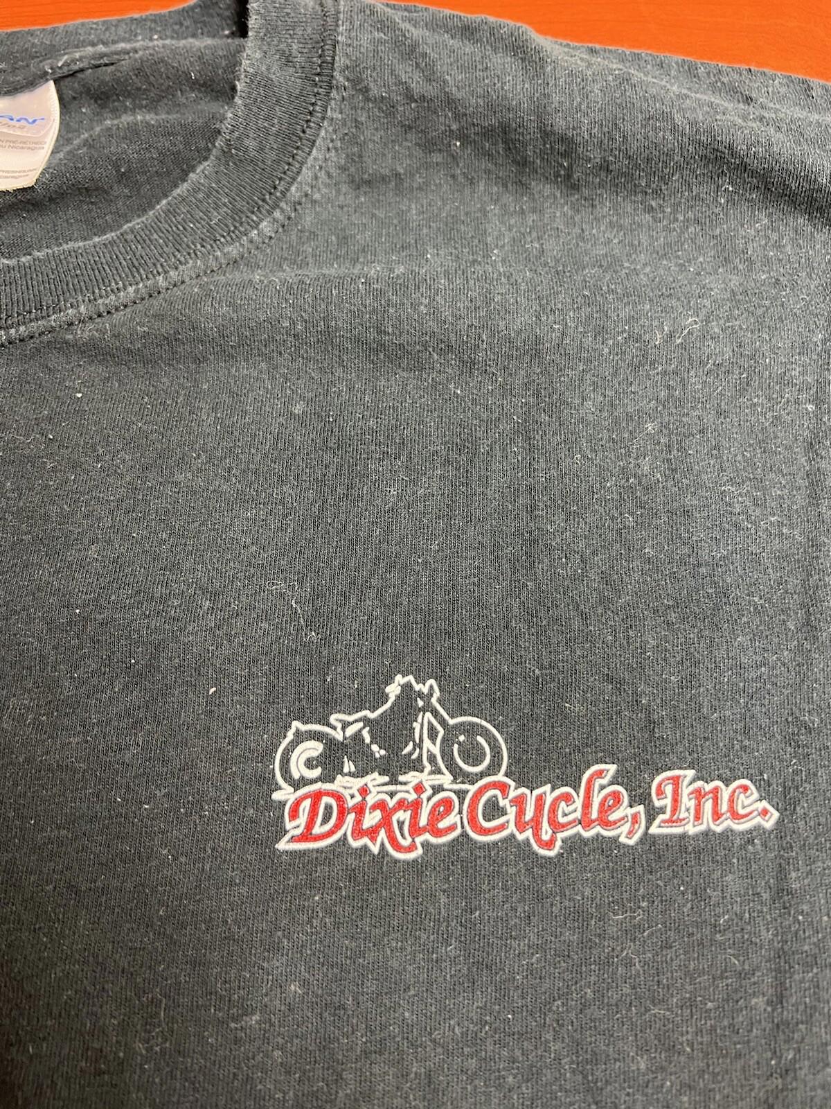 Dixie Cycle Inc Pompano Beach Black Size Xl  Short Sleeved T shirt 116
