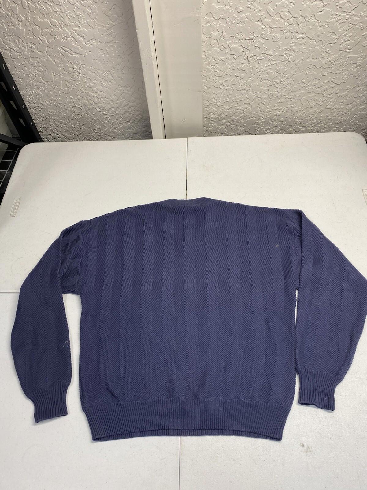 Vintage 90s Mens Greg Norman Pebble Beach Golf Links Crewneck Sweater Medium 2f