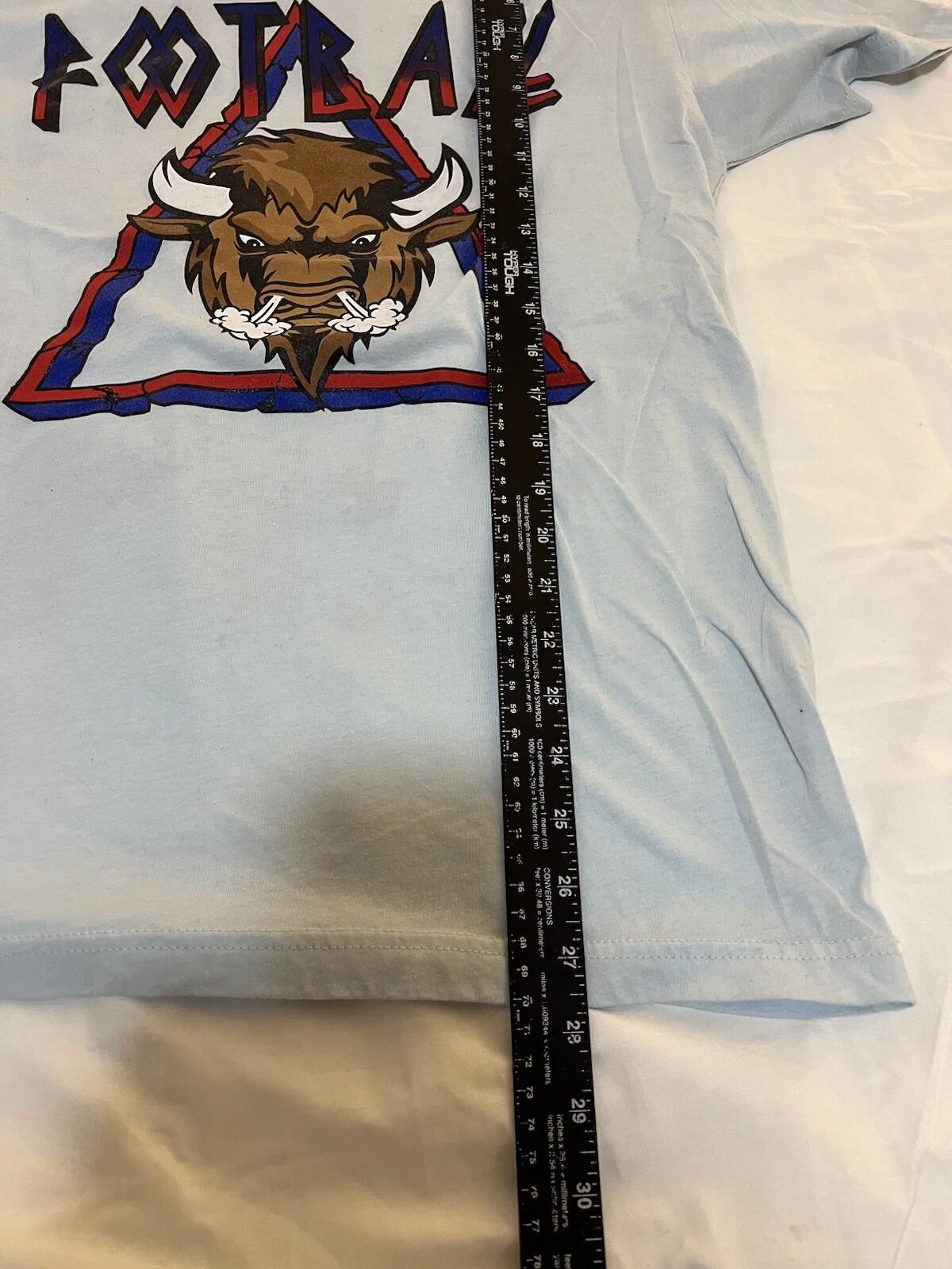 Buffalo Bills Tailgate Double Sided T Shirt Buffalo NY Blue Size Large 340