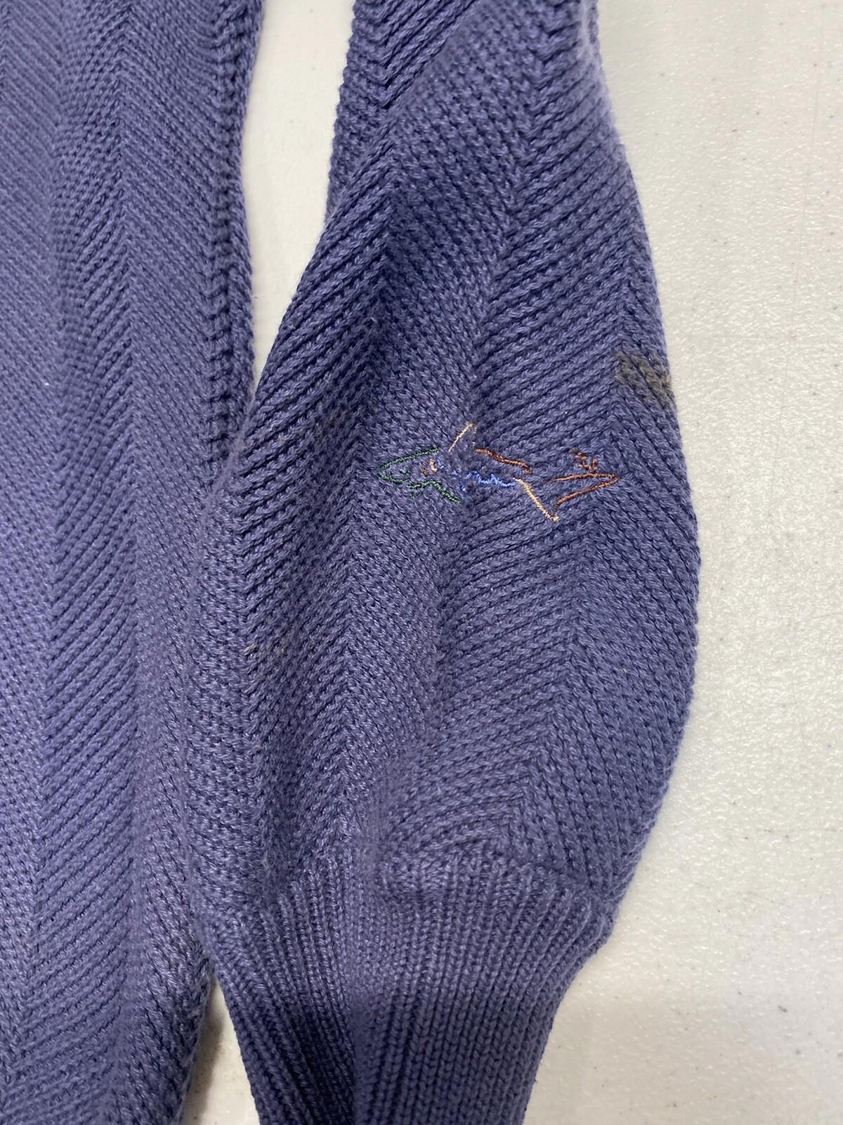 Vintage 90s Mens Greg Norman Pebble Beach Golf Links Crewneck Sweater Medium 2f