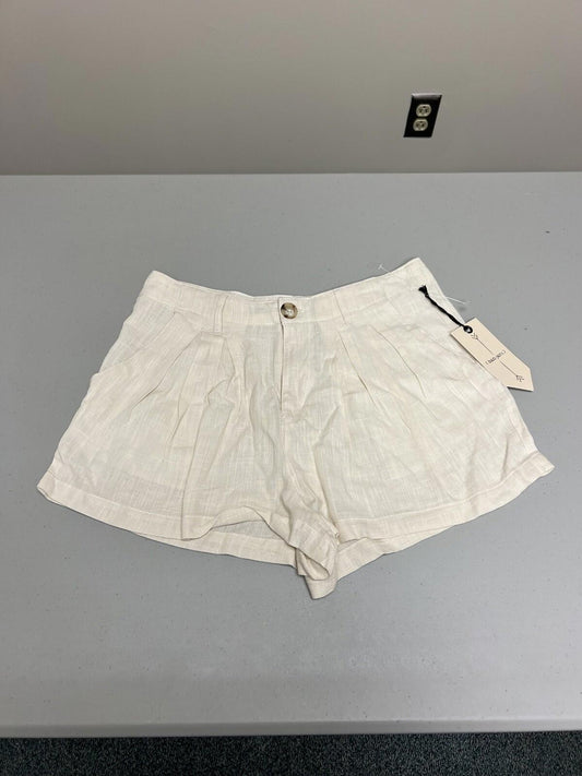Ban Jara White Shorts Viscose Linen Size Large Nwt 322