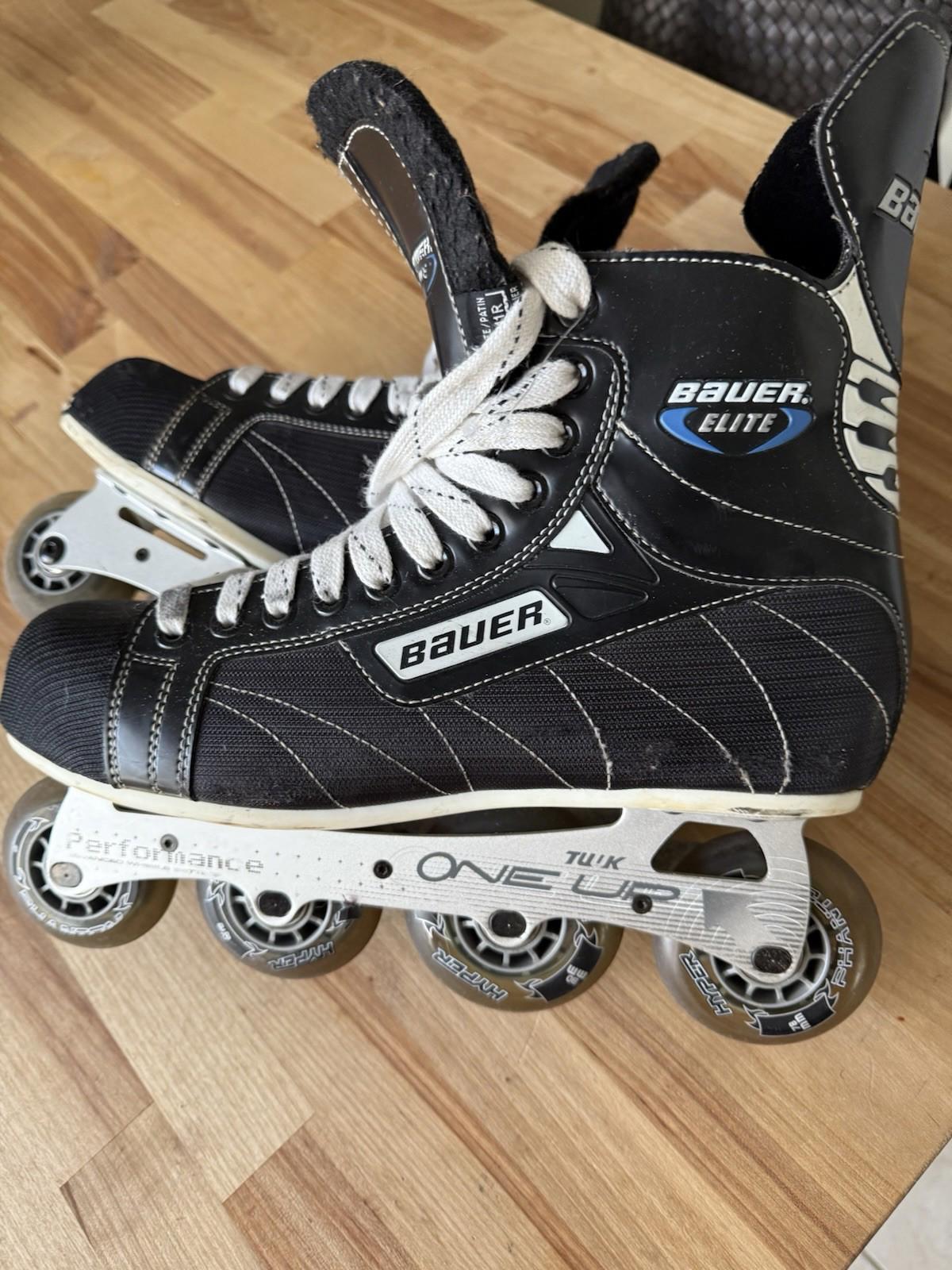 Bauer Elite  Inline Hockey Skates Roller Blades Mens Size 11