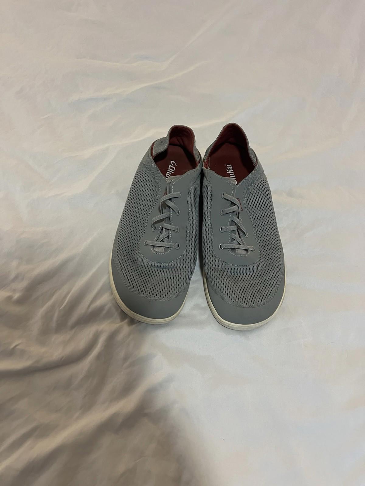 Olukai Moku Pae Men's Boat Shoes, Island Salt/Koi Men’s 10.5 147