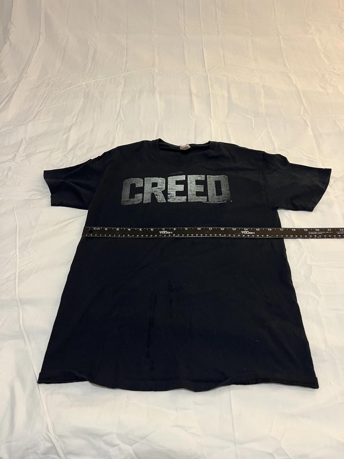 Vintage Creed Shirt Men's Small  Black Rock Band Short Sleeve 339