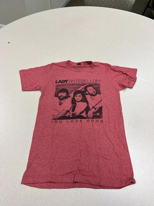 Lady Antebellum You Look Good Tour 2017 Mens T-Shirt Red Size S  5R