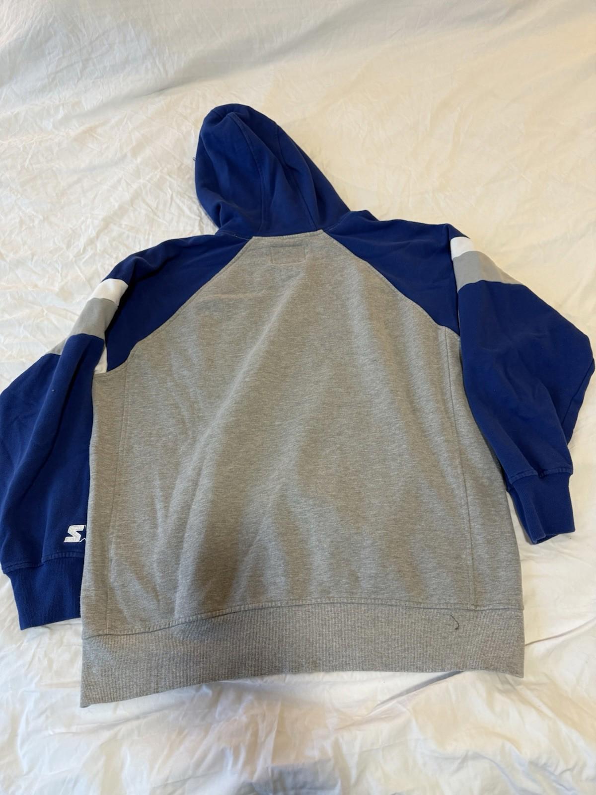 Vintage STARTER Tampa Bay Lightning Hooded Sweatshirt Xl 153