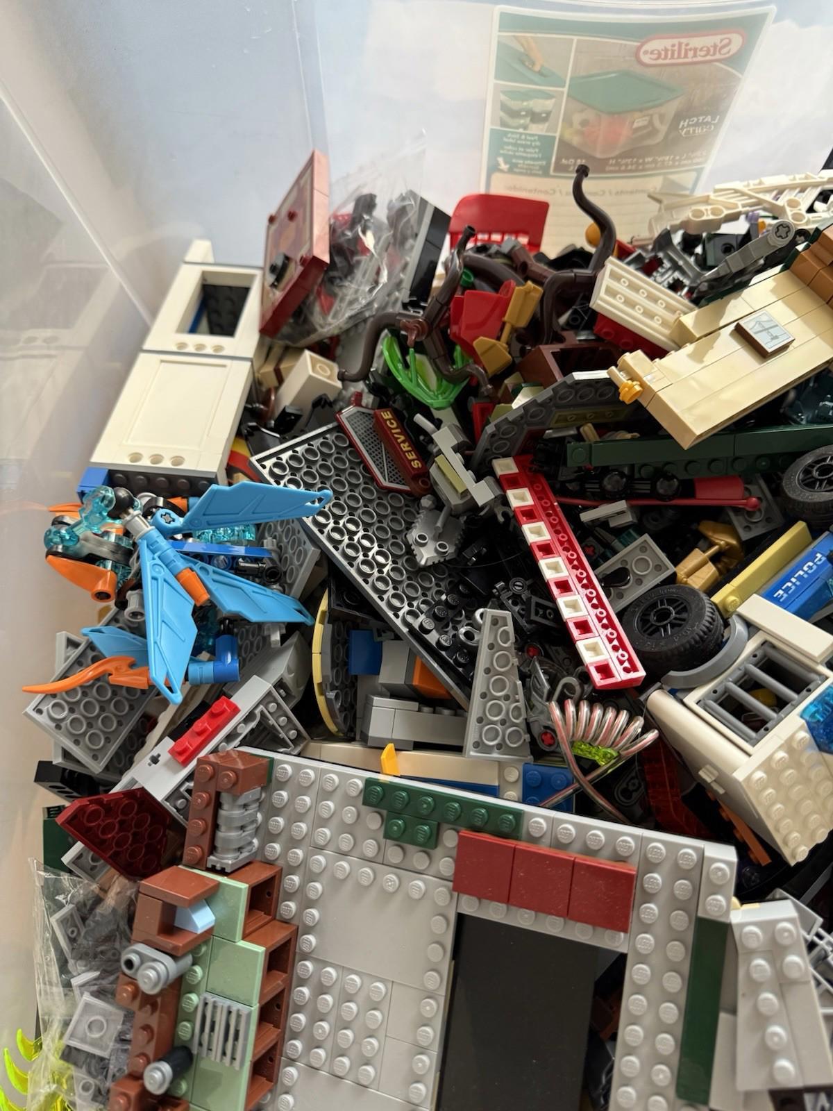 LEGO 20 LBs Pounds Random Pieces Building Plates Blocks Bricks Parts Bulk Lot