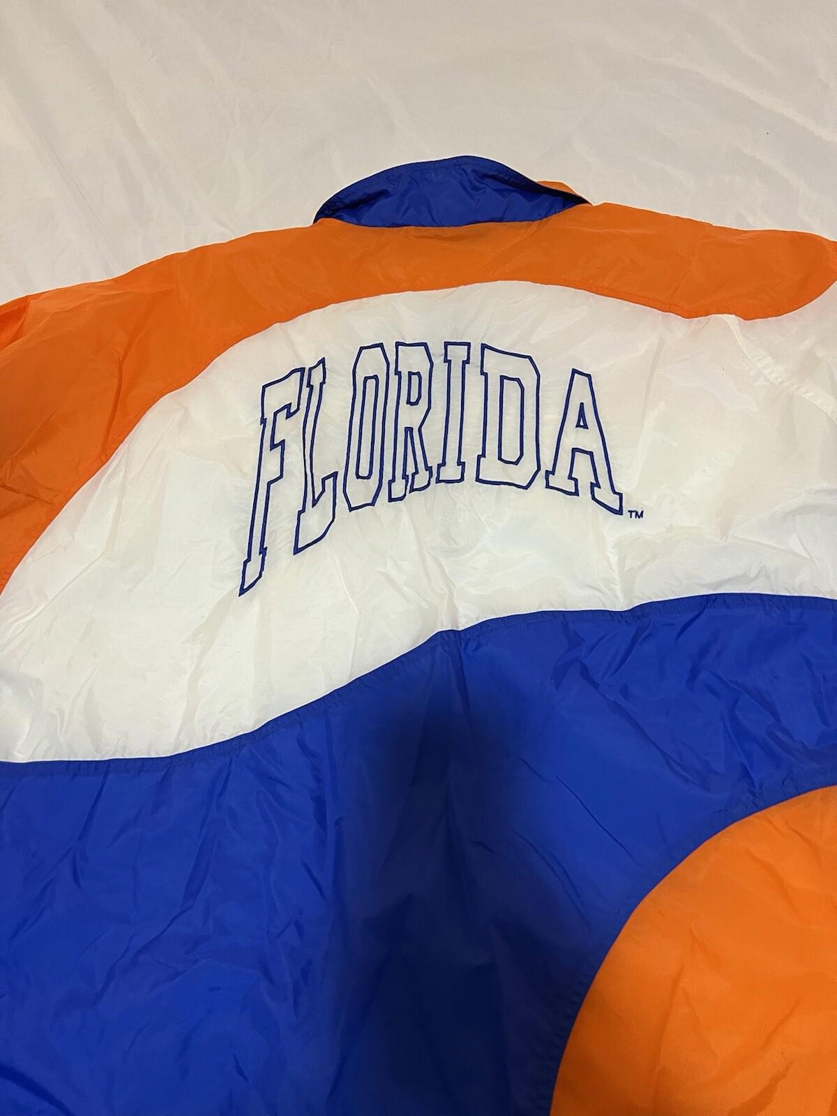 Vintage Apex One Florida Gators Zip Windbreaker Jacket 90's XL WAVE 358