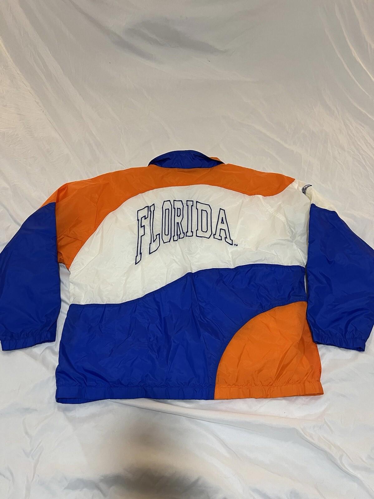 Vintage Apex One Florida Gators Zip Windbreaker Jacket 90's XL WAVE 358