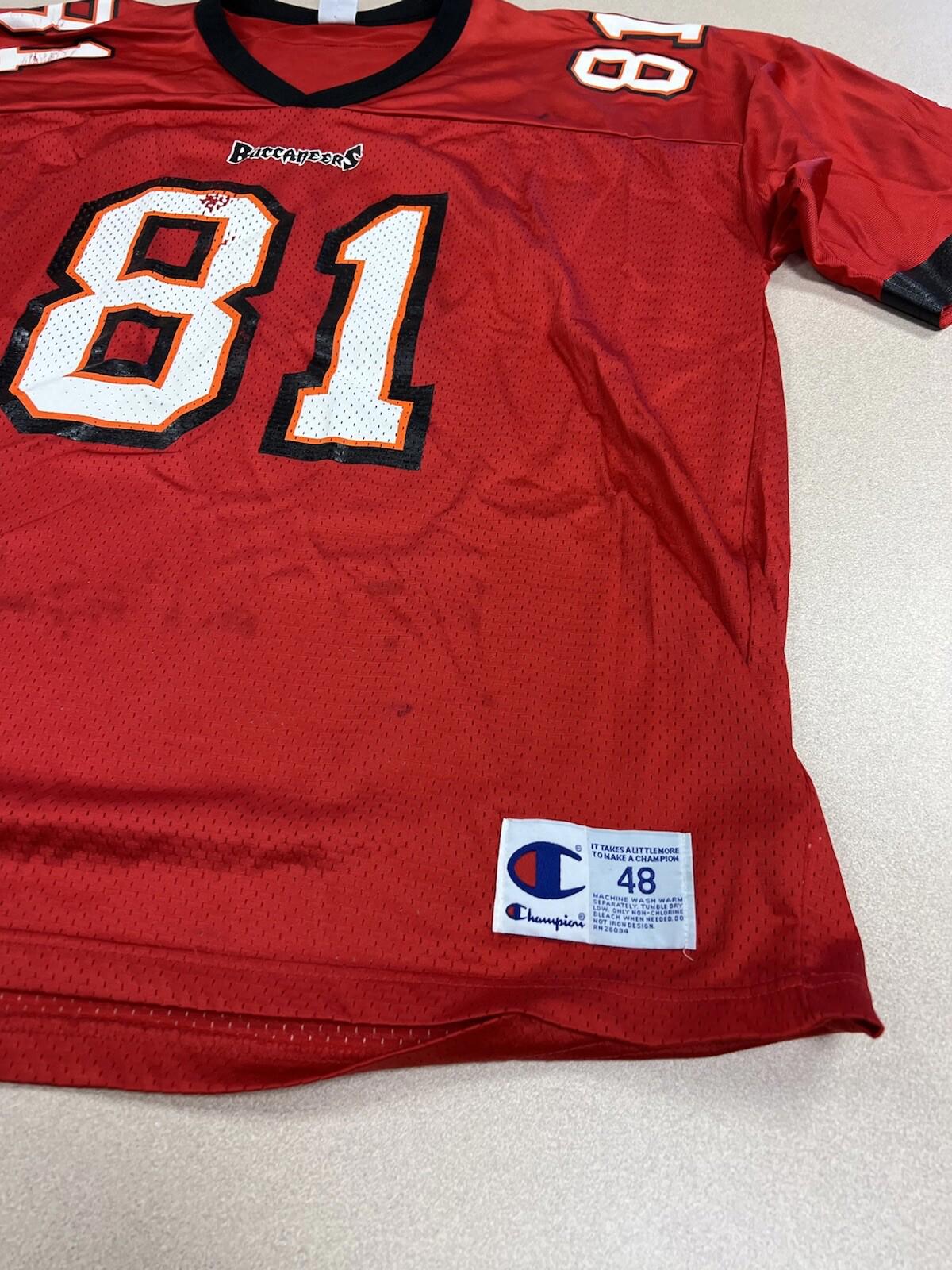 Vintage Tampa Bay Buccaneers Jacquez Green Jersey #81 Champion Size 48  221