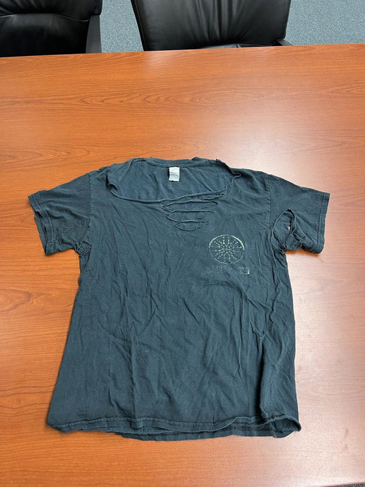 Kanye West Womens Distressed Authentic Saint Pablo Tour shirt Black Size Xl  118