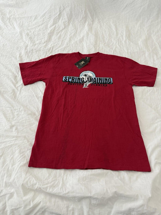 Vintage NWT MLB Florida Marlins  Spring Training Edition T Shirt Red Large 147