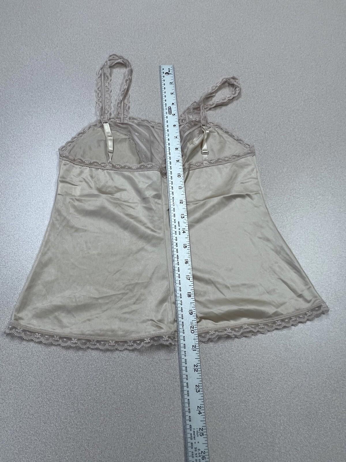 Vintage Woolite Cream Teddie Size Medium Camisole 304