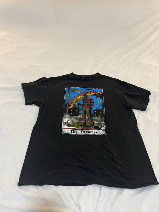 A nightmare on Elm Street t shirt mens Large black freddy krueger 361