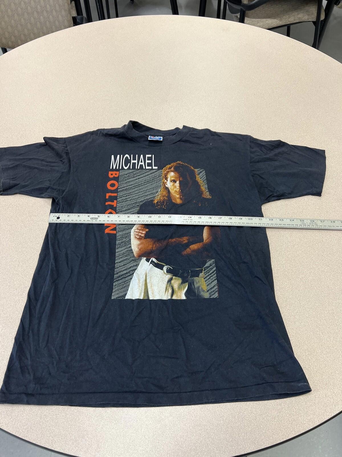 Vintage Michael Bolton Time, Love & Tenderness 1990 T-Shirt XL 306
