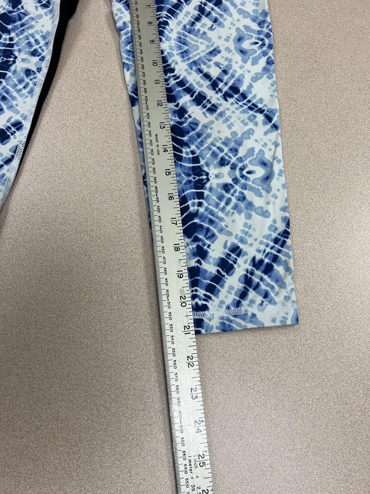 Victoria’s Secret Women’s Size Small Blue VSX Sport Geometric Leggings 212